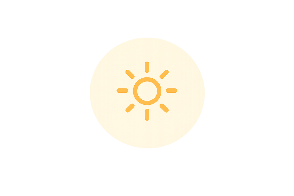 sun circle icon