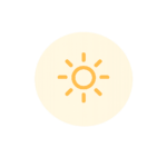sun circle icon